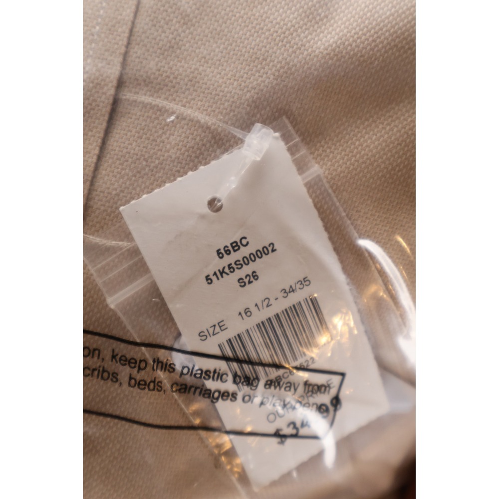 Joseph Abboud Dress Shirt Easy Care Regular Fit Tan Solid 16.5 34/35 NWT - Picture 4 of 5